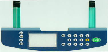 Профессиональный голубой гибкий переключатель мембраны для электронного маштаба/автоматической швейной машины