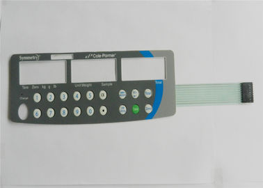 Кнопочные панели переключателя мембраны пульта управления ключей OEM тактильные, верхний слой кнопочной панели СИД