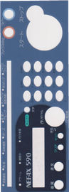 Вогнут-Выпуклые тактильные графики верхнего слоя переключателя мембраны кнопочной панели силикона