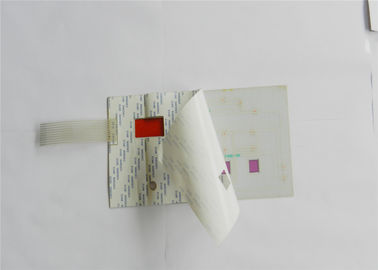 Ясный прозрачный полиэфир переключателя мембраны СИД с куполом металла