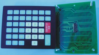 Переключатель мембраны клавиатуры OEM установленный PCB, водоустойчивый резиновый переключатель кнопочной панели
