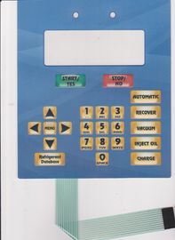 Переключатель мембраны контрольной панели гибкий изготовленный на заказ Overlay с печатанием цифров