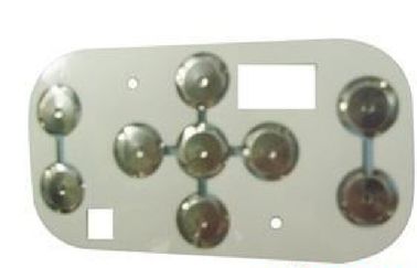 Выполненная на заказ тактильная гибкая кнопочная панель переключателя мембраны, печатание шелковой ширмы